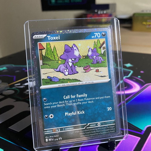 Pokemon Toxel MEP078 card like new