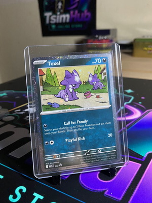 Pokemon Toxel MEP078 card like new