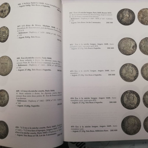 Coin auction catalogs like new, set of 2