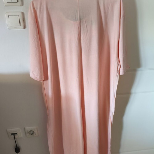 Nightgown new, size 7XL, beige and pink