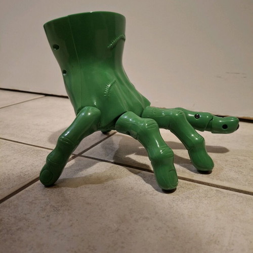Plastic hand used, decorative