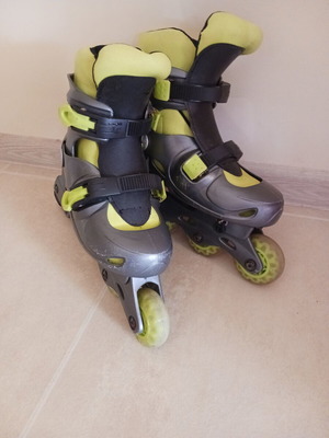 Adjustable inline roller skates size 35-38