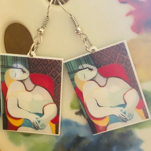 Pablo Picasso handmade earrings set The Dream
