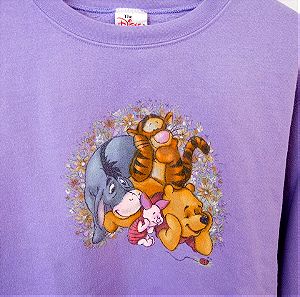 Vintage Disney Winnie the Pooh Φουτερ fleece official