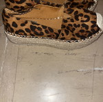 Espadrilles used, size 38, leopard print