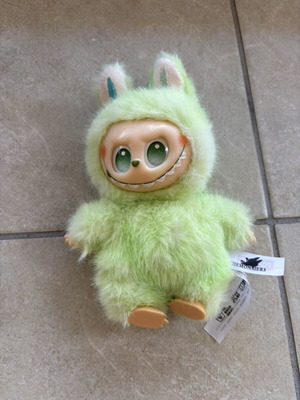 Pop Mart Labubu The Monsters plush toy like new, light green