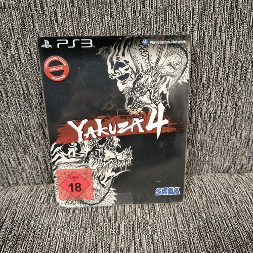 Yakuza 4 Kudo Steelbook edition PS3 used, good condition