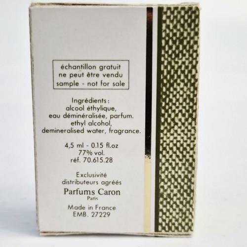 Caron Pour Un Homme Mini Eau de Toilette new, vintage fragrance
