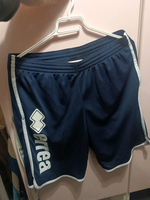 Errea sports shorts blue size M new