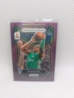 2023-24 Euroleague Prizm Mike Batiste purple /99 card like new