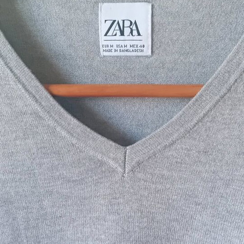 Zara medium gray thin pullover like new