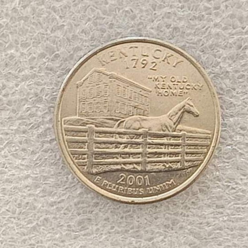USA ¼ Dollar State Quarters coin 2001 Rhode Island