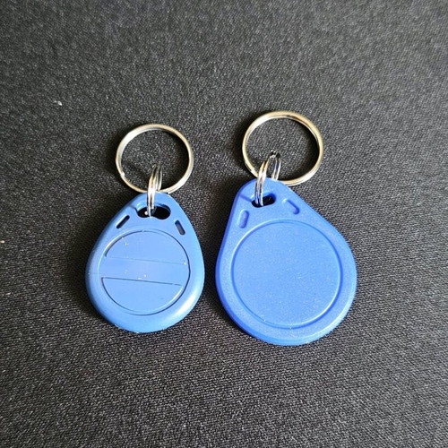 RFID Magnetic Access Tag Keychain new, blue