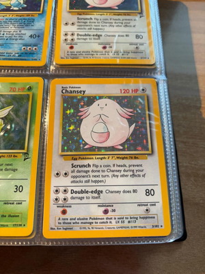 Pokemon Card Chansey Holo Rare base set καινούργιο