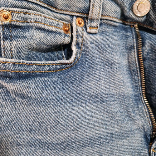 Zara jeans No.34 slim fit like new, women's blue