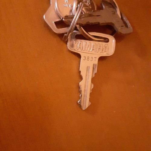 Yamaha central switch key new, for XT400 1977 and other models