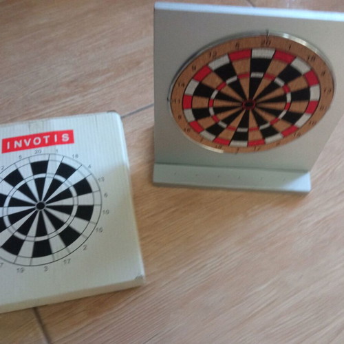 Tabletop dartboard used for office or desk
