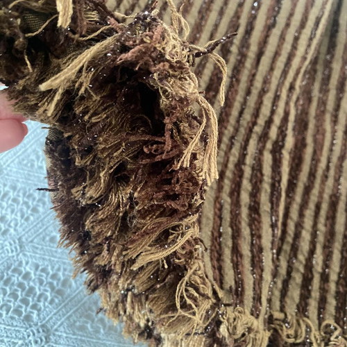Guy Laroche Paris brown throw over 120x180cm used