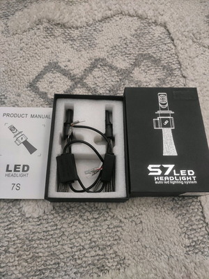 Λάμπες Η3 Led fanless καινούργιες, ζευγάρι με πλέγμα ψύξης