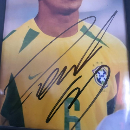 Authentic autograph Roberto Carlos