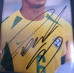 Authentic autograph Roberto Carlos