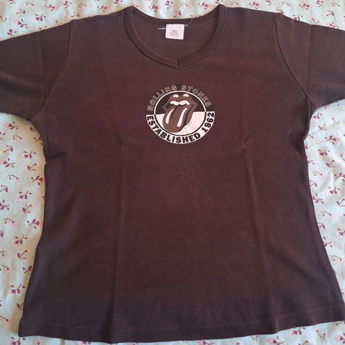 Rolling Stones women's T-shirt like new, brown, size M