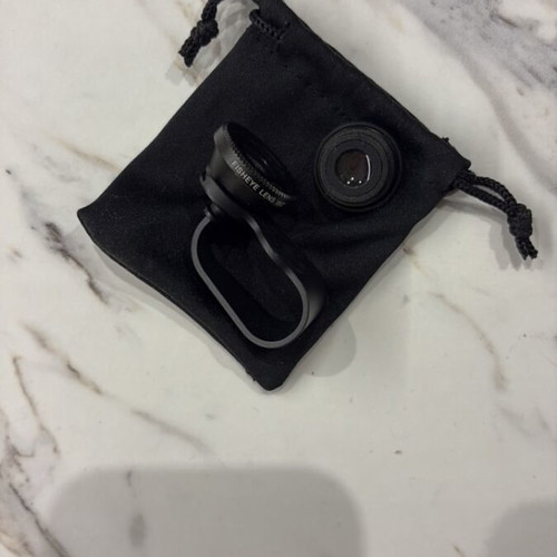 Camera lens set 3-in-1 for mobiles like new (Fisheye, Wide, Macro)