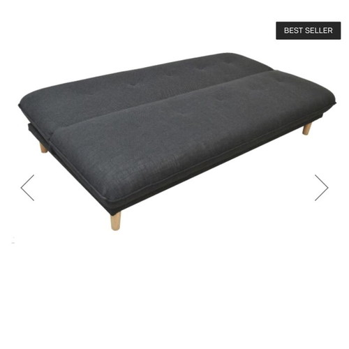 Sofa bed 190cm, anthracite