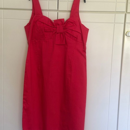 Fidele dress red new with bow, size XL