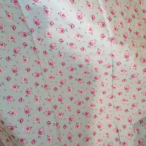 Cotton fabrics, two pieces, 0.92 x 1.32 m each