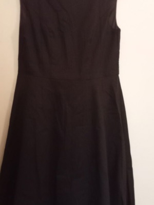 Cotton elastic dress black like new