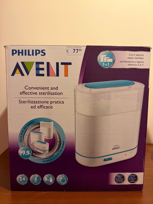 Philips Avent 3-in-1 electric steam steriliser used