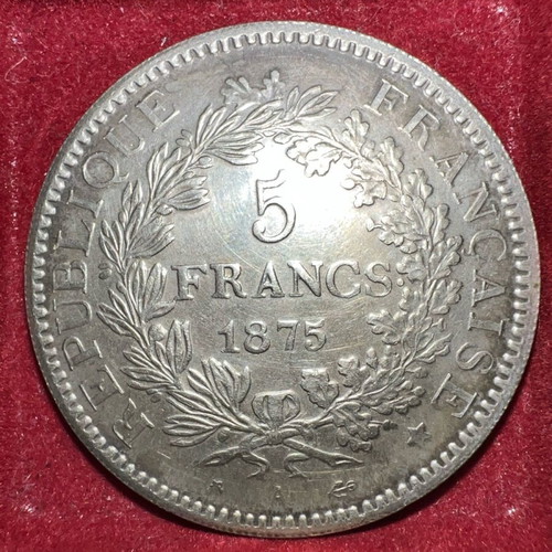 5 Francs 1875 copy new
