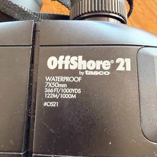 Tasco Offshore 21 OS21 7x50 waterproof marine binoculars with case