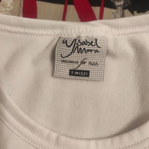 Isothermal men's shirt Ysabel Mora medium white like new