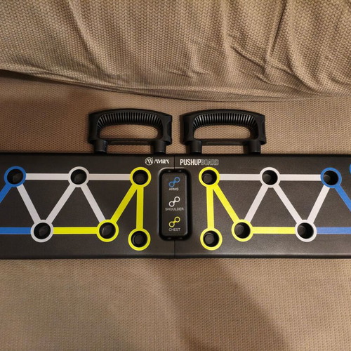 Amila pushup board with multiple grip positions