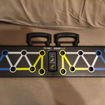 Amila pushup board with multiple grip positions