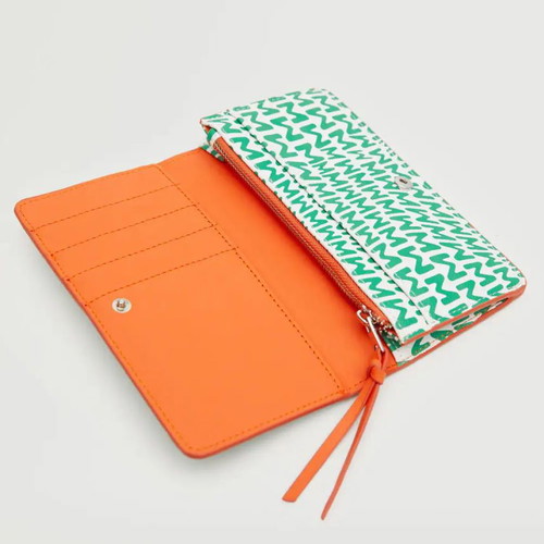 Women's purse brand new with tag orange and turquoise