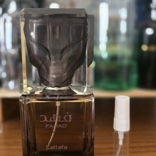 Fahad Lattafa 3ml perfume like new, authentic decant