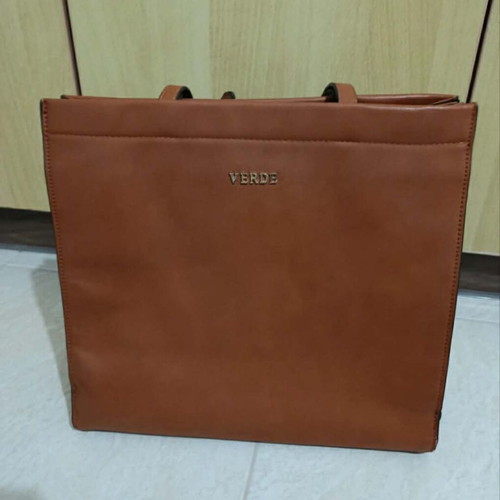 Verde women's shoulder bag used, brown