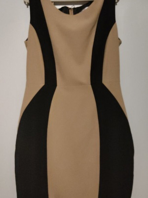 Orsay dress like new, modern, size M, black and beige