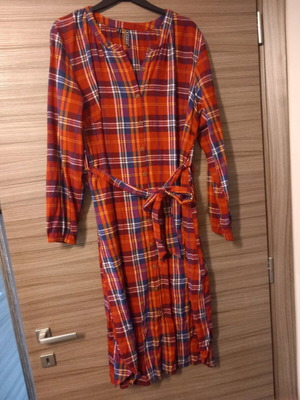 Winter semizie dress plaid type Rainbow Bon Prix like new