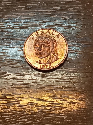 Centesimo Coin Panama 1975 used