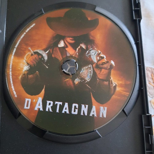 D'Artagnan DVD used, action adventure romance