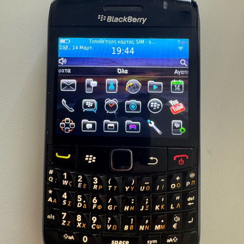 BlackBerry Bold 9780 used, classic business phone with QWERTY keyboard