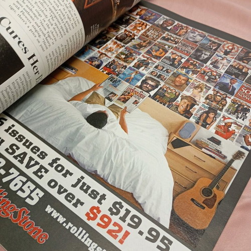 Rolling Stone August 21 2008 issue used with Robert Downey Jr., Michael Moore