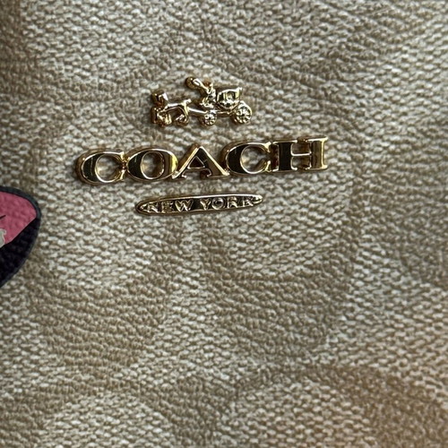 Coach tote bag beige, like new, limited edition