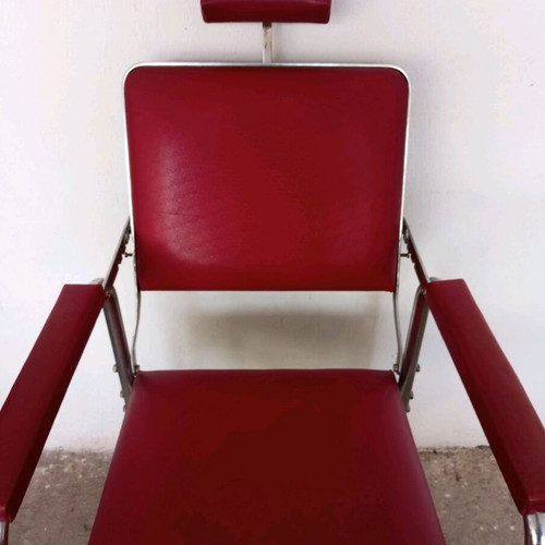 Barber chair used from 1940-1950 era