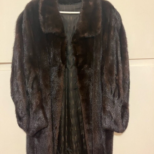 Fabiani Pelz-Design mink fur coat like new, brown, vintage