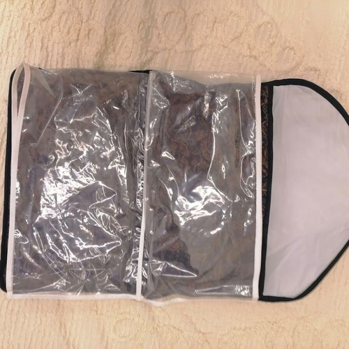 Vintage Quilted Travel Set with Women's Slippers Size 39, Like New